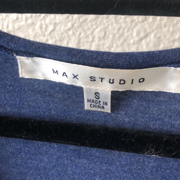 Max Studio Navy Tank - Picture 5 of 12